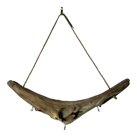 Driftwood Branch Necklace Holder, Unique Wood with Matte Finish