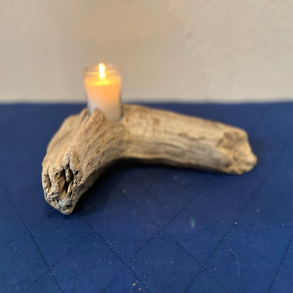 Driftwood Candle Holder, L