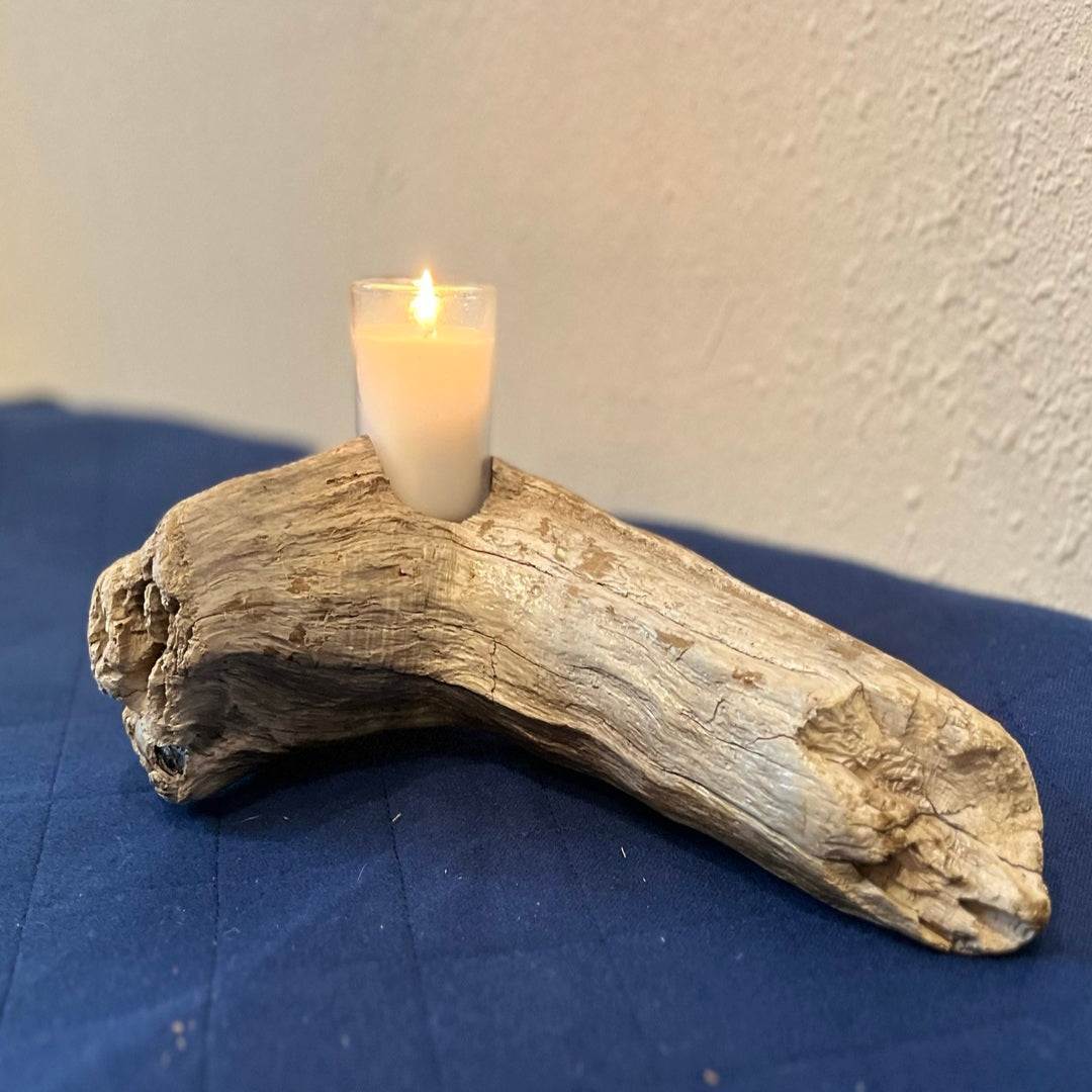Driftwood Candle Holder, L